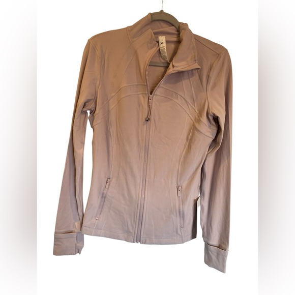 NWT Lululemon define jacket nulu PROCELAIN PINK Size 10